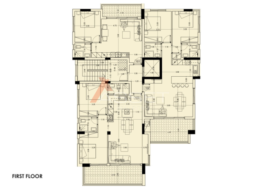 1 BEDROOM APARTMENT IN MESA GEITONIA