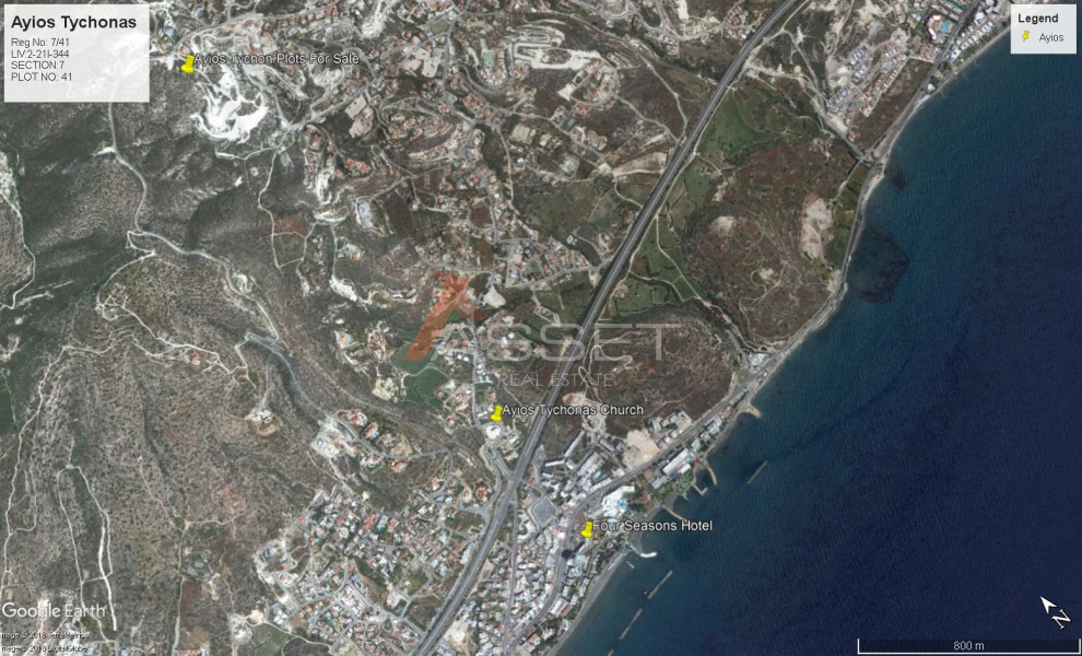 868m² RESIDENTIAL PLOT IN AGIOS TYCHONAS